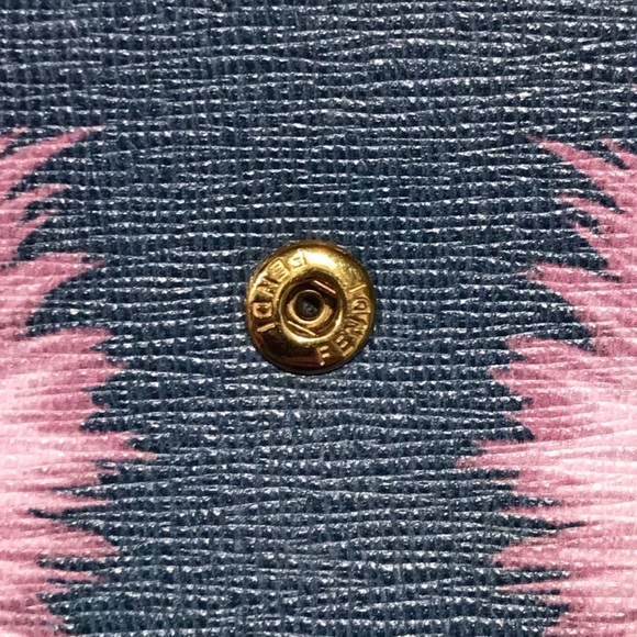 FENDI Vitello Elite Crystal Eye Monster Continental Wallet - Picture 9 of 13